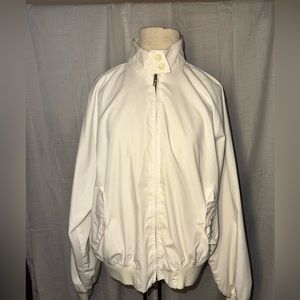 Vintage cream colored wind breaker size L